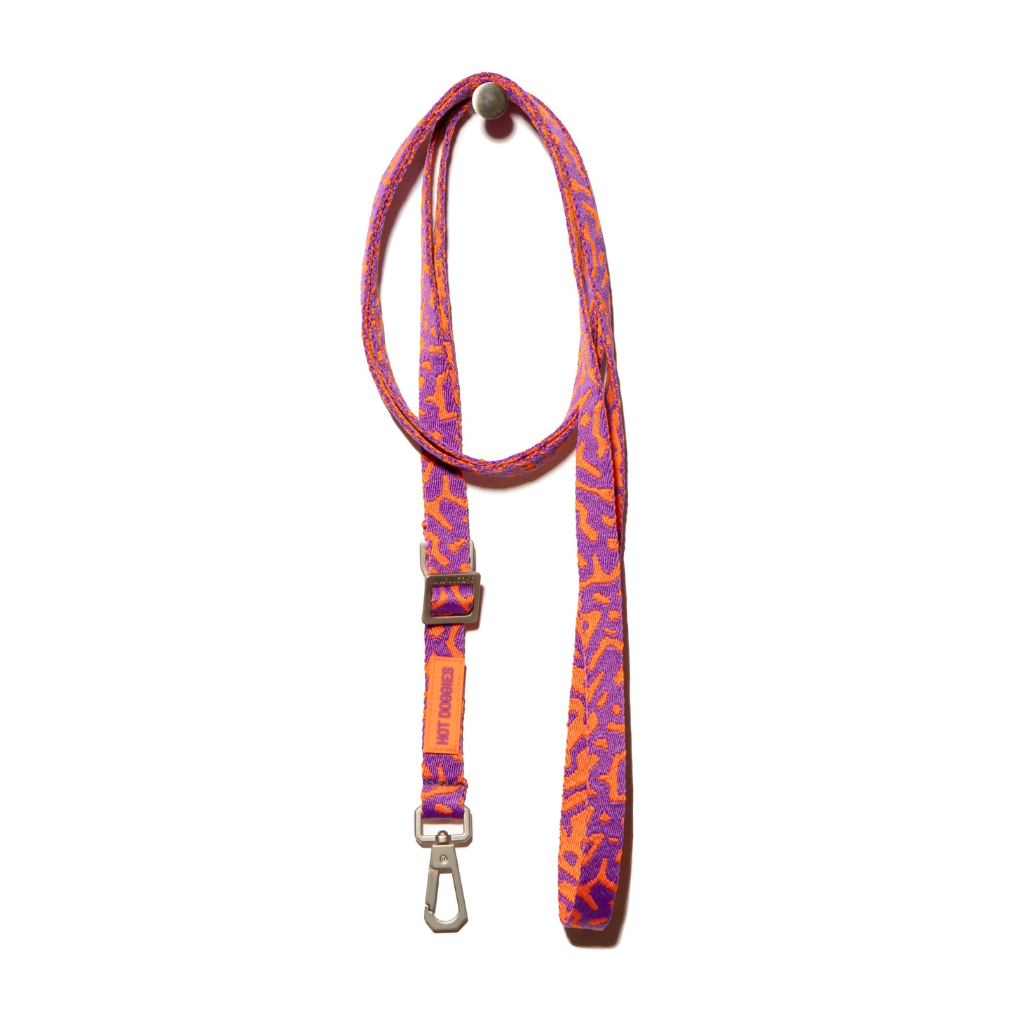 Hot-Doggies-Purple-Orange-Leash-150-240cm-Hanging-Display-Eco-Friendly-Sustainable-Adjustable