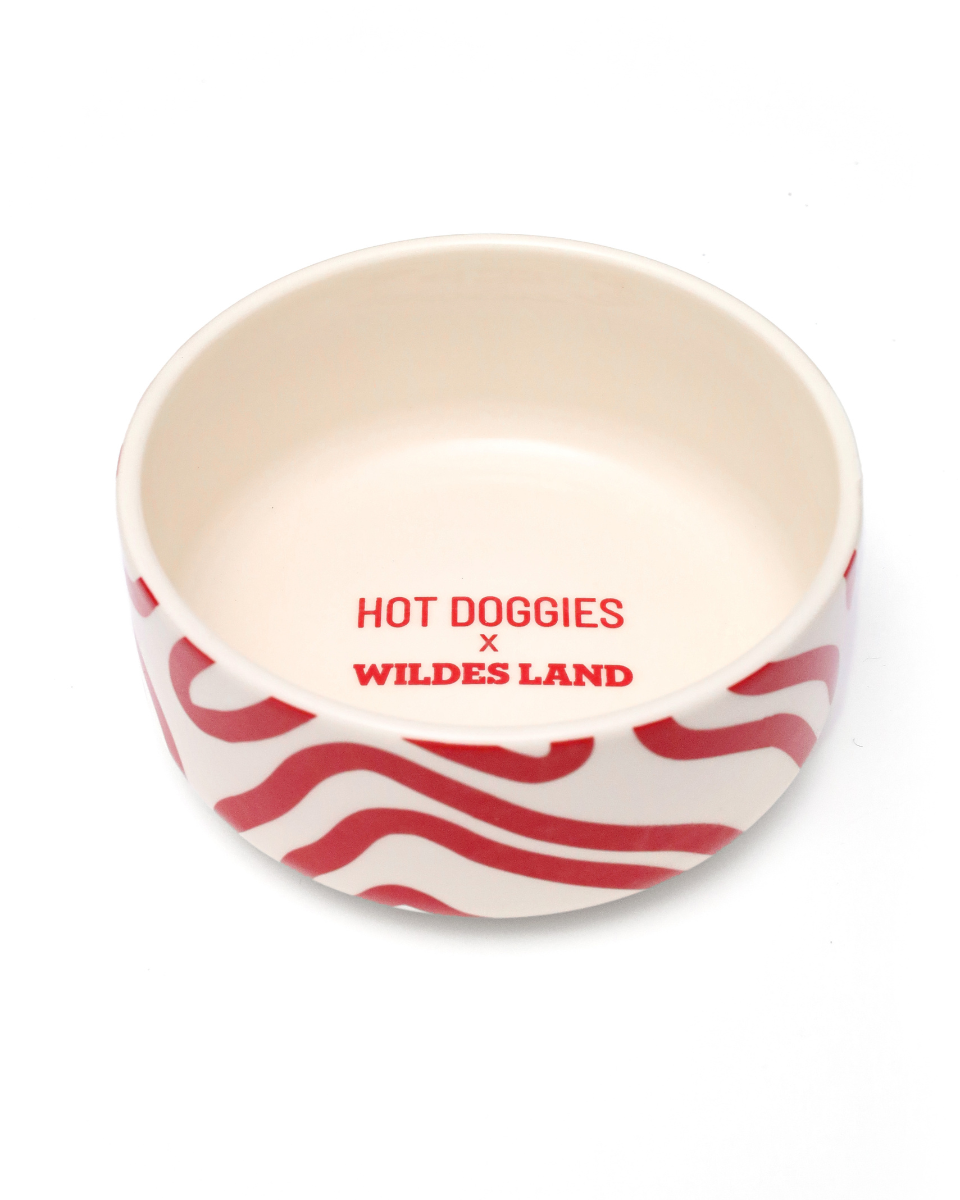HOT DOGGIES X WILDES LAND CERAMIC BOWL
