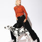 hot-doggies-classic-leash-black-logo-woven-recycled-model-walking-the-dalamatian-dog